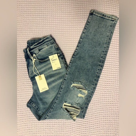 Good American ~ Good Legs Jeans ~ Sz. 10/30 ~ NWT! - Picture 5 of 5